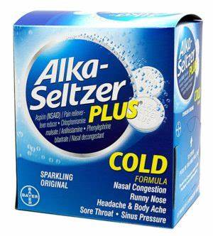 Alka–seltzer Plus Sparkling Original Cold Tablets 4 Total Tablets @ www.LVScripts.com