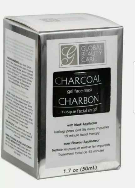 GLOBAL BEAUTY CARE Charcoal Gel Face Mask With Mask Applicator @ www.LVScripts.com